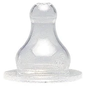 Smoczki do butelek - Thermobaby THERMOBABY smoczki silikonowe z możliwością przyciemniania przepływu przezroczyste - zestaw 2 szt - miniaturka - grafika 1