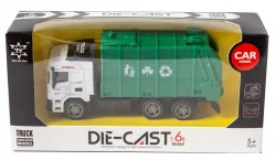 Askato Metalowa śmieciarka - Samochody i pojazdy dla dzieci - miniaturka - grafika 2