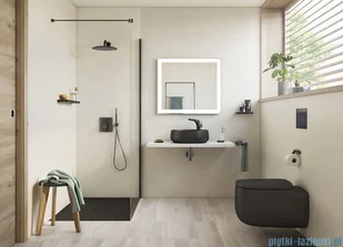 Roca Cratos 160x80cm cafe A3740L2660 - Brodziki prysznicowe - miniaturka - grafika 3