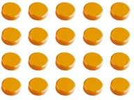 Magnesy - Maul MAUL 30 MM 0,6 kg MAULpro wysoka jakość okrągły na magnes do białych tablic, pomarańczowy 6177143 - miniaturka - grafika 1