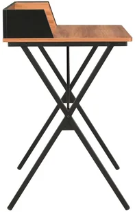 vidaXL vidaXL Biurko, czarno-brązowe, 80 x 50 x 84 cm - Biurka - miniaturka - grafika 3