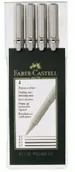 Cienkopisy - Faber Castell Cienkopis Ecco-pigment 4 sztuki Etui - miniaturka - grafika 1
