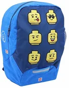 Plecaki - LEGO Bags LEGO Bags Plecak przedszkolny Faces, lekki plecak dziecięcy, plecak przedszkolny z motywem LEGO, plecak Kita niebieski, z dużą komorą główną, kieszenią boczną z siatki i paskiem na nazwisko wewnątrz 10030-2006 - miniaturka - grafika 1