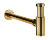 Syfony - Laveo Laveo Syfon łazienkowy okrągły złoty CKS G61D - miniaturka - grafika 1