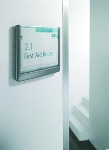 Durable Tabliczka informacyjna 149x148.5 grafit Click Sign - Systemy ekspozycyjne i znaki informacyjne - miniaturka - grafika 2