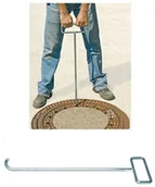 Inne urządzenia budowlane - Niemcy Hak ręczny do podnoszenia włazów 70cm 10023-HH40 - miniaturka - grafika 1