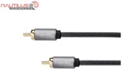 Kable - Kruger&Matz Krüger&amp;Matz Kabel 1RCA-1RCA 1m KM0302 KM0302 - miniaturka - grafika 1