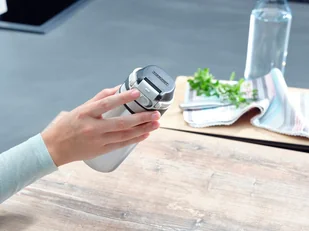 Leifheit Kubek termiczny Flip 350 ml srebrny - Kubki termiczne - miniaturka - grafika 2