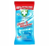 Ściereczki, gąbki, czyściki - Green Shield chusteczki do szyb i luster 70 sztuk - miniaturka - grafika 1
