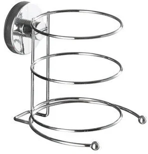 Wenko Uchwyt na suszarkę do włosów Milazzo Vacuum-Loc, 14x14x14 cm - Wieszaki łazienkowe - miniaturka - grafika 2