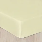 Prześcieradła - Darymex Prześcieradło z satyny bawełnianej kremowe 200x220 dx-220-prs-012 - miniaturka - grafika 1