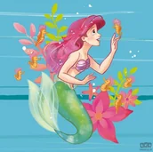 Fototapety - Komar Fototapeta Ariel Little Friends IADX5-009 IADX5-009_opcje - miniaturka - grafika 1