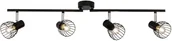 Lampy sufitowe - Britop Listwa, BLACKY, czarna, , 4x40W, E14 - miniaturka - grafika 1