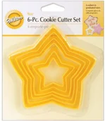 Formy do ciast - Wilton promieniste foremka do wycinania, można ustawić go ze sobą, 6-częściowy zestaw do zestaw do wycinania, 2304-111 - miniaturka - grafika 1