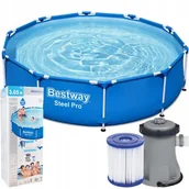 Baseny ogrodowe - Basen Stelażowy Ogrodowy Pompa Gs 305 Bestway56679 - miniaturka - grafika 1