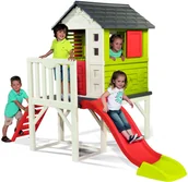 Place zabaw - Smoby Smoby Domek na Palach plac zabaw Zjeżdżalnia 150 cm 810800 - miniaturka - grafika 1