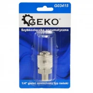 Akcesoria pneumatyczne - GEKO Szybkozłączka pneumatyczna typ żeński GZ 1/4" 3273 G03415 - miniaturka - grafika 1