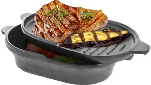 Orion Brytfanna żeliwna patelnia grillowa garnek 28 cm 127017 - Brytfanny - miniaturka - grafika 5