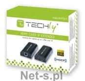 Techly Extender / splitter HDMI Techly po skrętce Cat. 5e/6/6a/7 do 120m, over IP, czarny IDATA EXTIP-373 306004 - Inne akcesoria audio-wideo - miniaturka - grafika 12