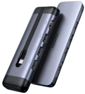 Ugreen Ugreen 5w1 wielofunkcyjny HUB USB Typ C - HDMI / 2x USB 3.2 Gen 1 (5 Gbps) / RJ45 Ethernet 1000 Mbps Gigabit / USB Typ C Power Delivery 20 V 5 A szary (70508 CM287) 70508 CM287 - Huby USB Ugreen Ugreen 5w1 wielofunkcyjny HUB USB Typ C - HDMI / 2x USB 3.2 Gen 1 (5 Gbps) / RJ45 Ethernet 1000 Mbps Gigabit / USB Typ C Power Delivery 20 V 5 A szary (70508 CM287) 70508 CM287 - Huby USB - miniaturka - grafika 2