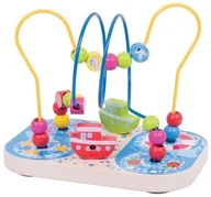 Zabawki interaktywne dla dzieci - Bigjigs Toys Bigjigs, pętla motoryczna Morska Przekładanka - miniaturka - grafika 1