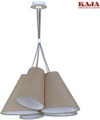 Lampy sufitowe - Kaja ALFRED OLSZEWSKI Żyrandol K-3592 z serii ARGOS WOOD - miniaturka - grafika 1