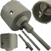 Akcesoria spawalnicze - VERKE OTWORNICA DO MURU BETONU FREZ KORONKA 80MM SDS+ V05095 - miniaturka - grafika 1