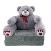 Pojemniki na zabawki - EUROBABY ZABAWKI MIŚ PLUSZ DN15-0013-SOFA GREY EBM0013-SOFA - miniaturka - grafika 1