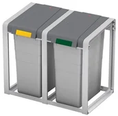 Kosze na śmieci - Hailo rozszerzeniem Profiline ze standardem Öko B35 X H57 x t41,5 cm Szary 4,1 kg zawartość: 3 szt. 0935-302 - miniaturka - grafika 1