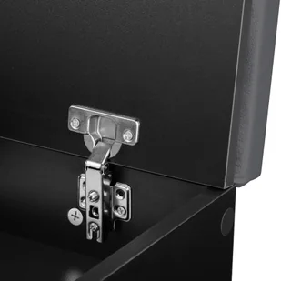 tectake Szafka na buty z ławką Natalya - czarny 403624 - Szafki na buty - miniaturka - grafika 6