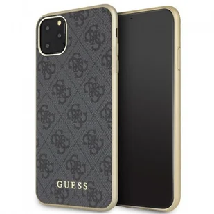 Guess 4G Charms Collection Etui iPhone 11 Pro Max szary GUHCN65G4GG - Etui i futerały do telefonów - miniaturka - grafika 2