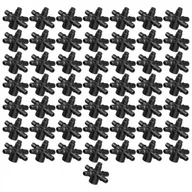 Inne akcesoria do nawadniania - BRADAS 50x Czwórnik do emiterów i kroplowników patykowych 4mm wtyk na wąż 3x5mm DSK-5135L4-50 - miniaturka - grafika 1