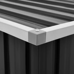 vidaXL Skrzynia ogrodowa do przechowywania, antracytowa, 109x67x65 cm vidaXL - Skrzynie ogrodowe - miniaturka - grafika 2