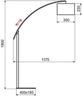 Lampy stojące - ALUMINOR Aluminor Rainbow lampa stojąca heban/chrom - miniaturka - grafika 1