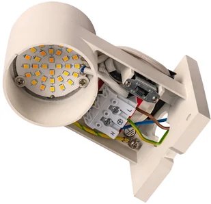 SLV Rusty kinkiet zewnętrzny LED up/down cylinder - Lampy ogrodowe - miniaturka - grafika 2