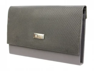 PolskaGalanteria.pl Elegancka Torebka/Kopertówka Torebka Wizytowa PolskaGalanteria WZÓR 2 BL SZARY DŁUGA - Torebki damskie - miniaturka - grafika 2