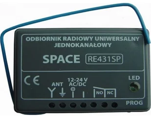 Came Radioodbiornik uniwersalny RE431 SP z kodem dynamicznie zmiennym RE431SP - Akcesoria do bram Came Radioodbiornik uniwersalny RE431 SP z kodem dynamicznie zmiennym RE431SP - Akcesoria do bram - miniaturka - grafika 1