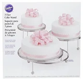 Miski i półmiski - Wilton Cakes 'n More 3-poziomowy półmisek wielopoziomowy imprezy 307-859 - miniaturka - grafika 1