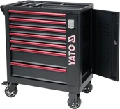 Szafy i regały magazynowe - Yato SZAFKA SERWISOWA 7 SZUFLAD ZAMEK SZYFROWY LOGO LED - miniaturka - grafika 1