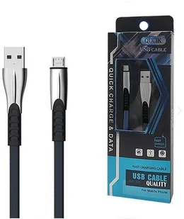 SENBONO SOMOSTEL KABEL USB MICRO 2.4A NIEBIESKI 2400MAH QUICK CHARGER QC 3.0 1M METALOWE WTYKI BW02 BW02 MICRO NIEB - Kable USB - miniaturka - grafika 2