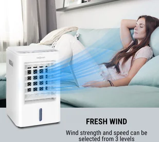 OneConcept OneConcept Arctic Cube, klimatyzator 4 w 1, 40W, 230 m/h, 2 wkłady chłodzące ACO14-ArcticCubeW - Klimatory - miniaturka - grafika 5