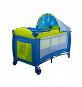 Łóżeczka i kojce - Łóżeczko Turystyczne Dwupoziomowe Składane Kojec - miniaturka - grafika 1