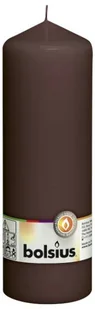 Bolsius Świeca pieńkowa "Classic Long" brązowa 200/68mm BS103615570128 - Świece Bolsius Świeca pieńkowa "Classic Long" brązowa 200/68mm BS103615570128 - Świece - miniaturka - grafika 1