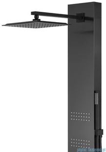 Corsan Neo panel natryskowy z mieszaczem grafit S-060MGRAFIT | - Panele prysznicowe - miniaturka - grafika 4