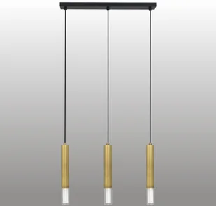 Lumen Light Lampa wisząca Kuga 3 M patyna listwa 3523 - Lampy sufitowe - miniaturka - grafika 2