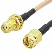 Pigtaile światłowodowe - Pigtail SMA/m SMA/ż 20cm - miniaturka - grafika 1