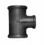 Rury - Trójnik Redukcyjny 1 1/2'' x 1/2'' Stal Czarna - miniaturka - grafika 1