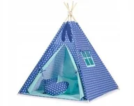 Namioty i tipi dla dzieci - Namiot Tipi + zawieszki pióra Gratis!- Gwiazdki gr - miniaturka - grafika 1