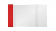 Szkolne artykuły papiernicze - Biurfol Okladka B6 regulowana bezbarwna(25) 23,9x33-35,7cm OZB-42 BIURFOL - miniaturka - grafika 1
