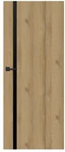 Drzwi wewnętrzne - Drzwi pełne Exmoor 70 prawe dąb grandson czarna linia SGSB000021 - miniaturka - grafika 1
